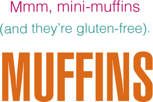 gluten-free, shockingly scrumptious, muffins